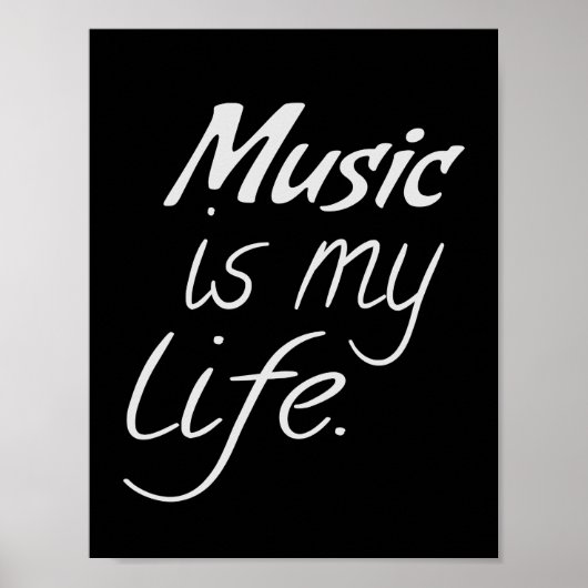 Poster La musique est ma vie (Devant)