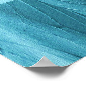 Poster La musique est ma vie en Chrome bleu II (Coin)