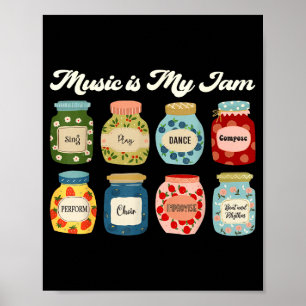 Poster La musique est mon professeur de jam choeur groupe