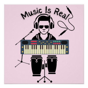 Poster La musique est réelle