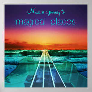 Poster La musique est un voyage à l'affiche magique