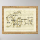 Poster La musique est une langue universelle (Devant)