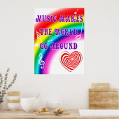 Poster La musique fait tourner le monde (Cuisine)