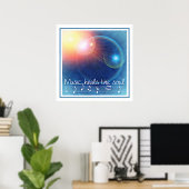 Poster La musique guérit l'âme (Bureau à domicile)