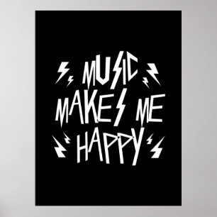 Poster La Musique Me Rend Heureux