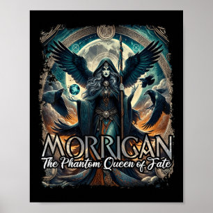 Poster La mythologie celtique irlandaise de Morrigan Rave