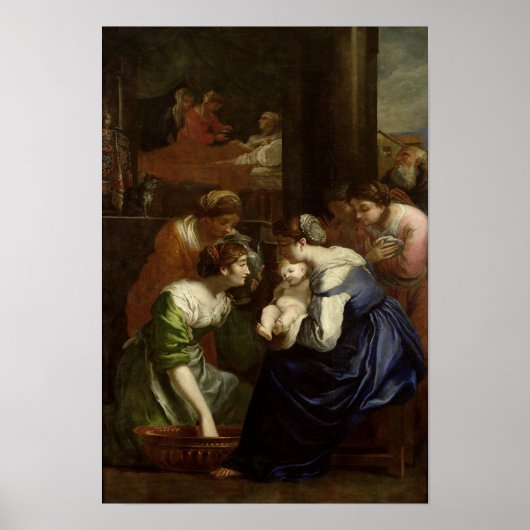 Poster La naissance de la Vierge, c.1620 (Devant)