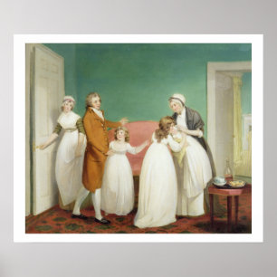 Poster La naissance de l'héritier, c.1799 (huile sur la