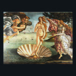 Poster La Naissance De Vénus<br><div class="desc">La naissance de Vénus-Une oeuvre d'art du peintre florentin Sandro Botticelli. Peint entre 1484 et 1486, il représente la déesse de l'amour Vénus, après émerger de la mer comme une femme adulte, Vénus se tient sur un coquillage, soufflé à la rive par Zephyr, dieu du vent occidental.Horae, déesses des saisons,...</div>