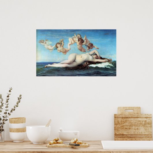Poster La naissance de Vénus (Cuisine)