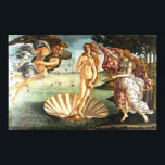 Poster La Naissance De Vénus<br><div class="desc">La naissance de Vénus-Une oeuvre d'art du peintre florentin Sandro Botticelli. Peint entre 1484 et 1486, il représente la déesse de l'amour Vénus, après émerger de la mer comme une femme adulte, Vénus se tient sur un coquillage, soufflé à la rive par Zephyr, dieu du vent occidental.Horae, déesses des saisons,...</div>