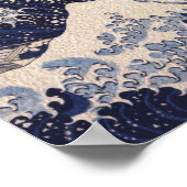 Poster La naissance de Vénus à la Grande Vague (Coin)