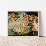 Poster La naissance de Vénus | Botticelli<br><div class="desc">La naissance de Vénus par l'artiste de la Renaissance italienne Sandro Botticelli (1445 - 1510). Le tableau original de Botticelli est une tempête sur le panneau représentant la déesse Vénus émergeant de la mer comme une femme pleinement cultivée. Utilisez les outils de conception pour ajouter du texte personnalisé ou personnaliser...</div>