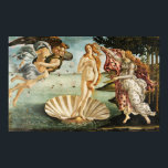 Poster La naissance de Vénus chez Botticelli<br><div class="desc">La naissance de Vénus par Sandro Botticelli (1485).</div>