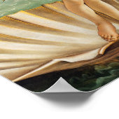 Poster La naissance de Vénus (détail), Sandro Botticelli (Coin)