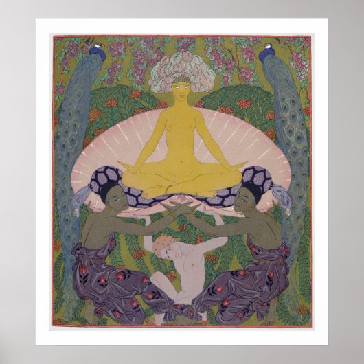 Poster La naissance de Vénus (encre et W/c sur papier) (v (Devant)