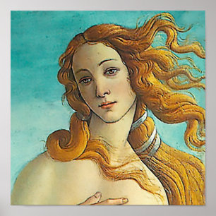 Poster La naissance de Vénus - haut étroit