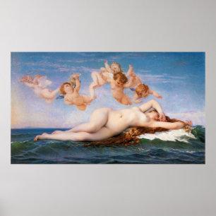 Poster La naissance de Vénus par Alexandre Cabanel de 186