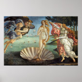 Poster La Naissance de Vénus par Sandro Botticelli (Devant)
