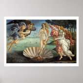 Poster La Naissance de Vénus par Sandro Botticelli (Devant)
