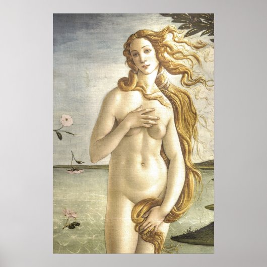 Poster La naissance de Vénus par Sandro Botticelli (Devant)