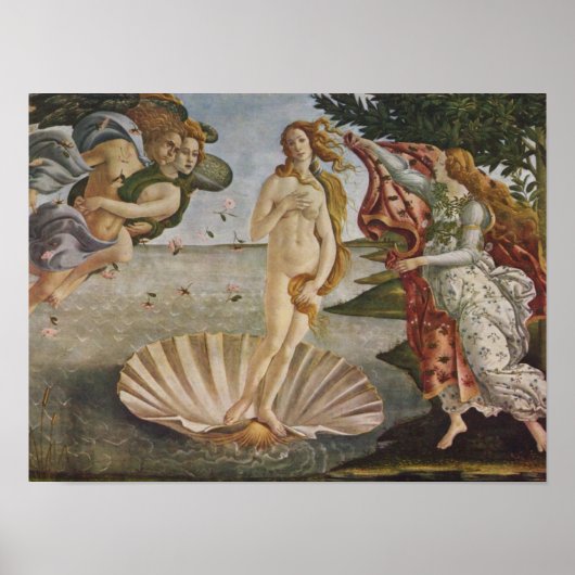 Poster La naissance de Vénus Sandro Botticelli (Devant)
