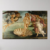 Poster La naissance de Vénus - Sandro Botticelli (Devant)