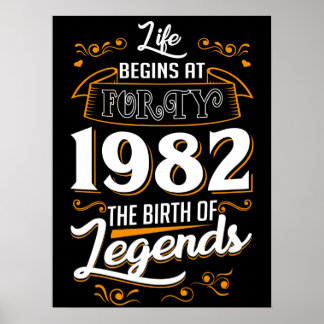 Poster La Naissance Des Légendes 1982