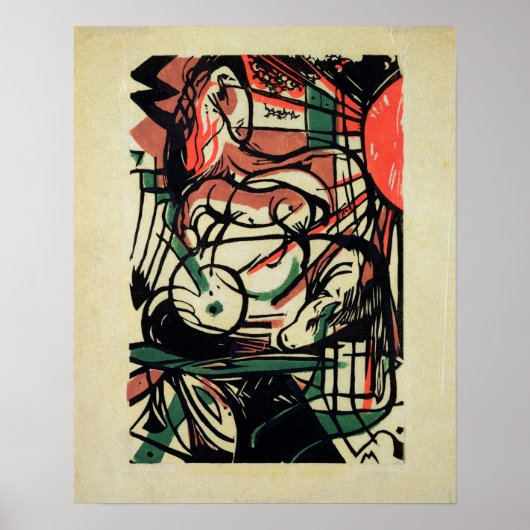 Poster La naissance du cheval, 1913 (Devant)