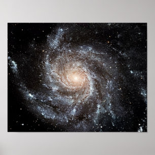 Poster La NASA de galaxie en spirale du soleil M101
