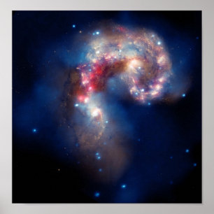 Poster La NASA de galaxies d'antennes de NGC 4038