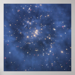 Poster LA NASA - Hubble - anneau de matière foncée dans