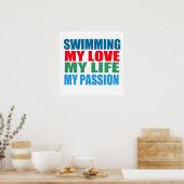 Poster La natation est ma passion (Cuisine)