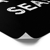 Poster La natation est ma saison préférée nageurs (Coin)