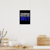 Poster La natation me rend Débardeur (Cuisine)