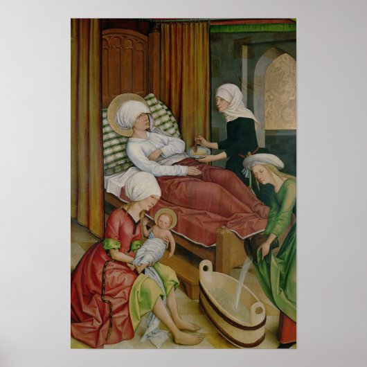 Poster La Nativité de la Vierge, v.1500 (Devant)