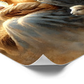 Poster La Nativité Rêvée en Aquarelle (Coin)