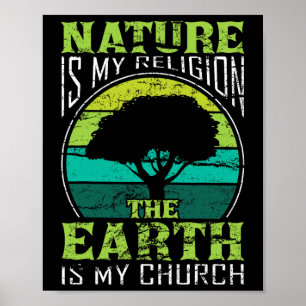Poster La Nature De La Journée Des Amérindiens Est Ma Rel