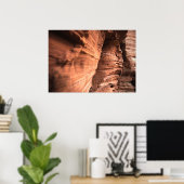 Poster La nature de Sandstone rouge (Bureau à domicile)