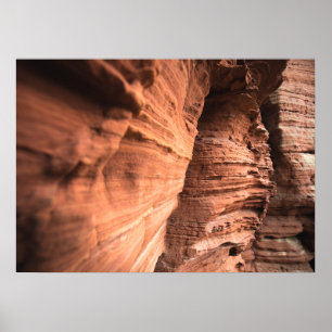 Poster La nature de Sandstone rouge