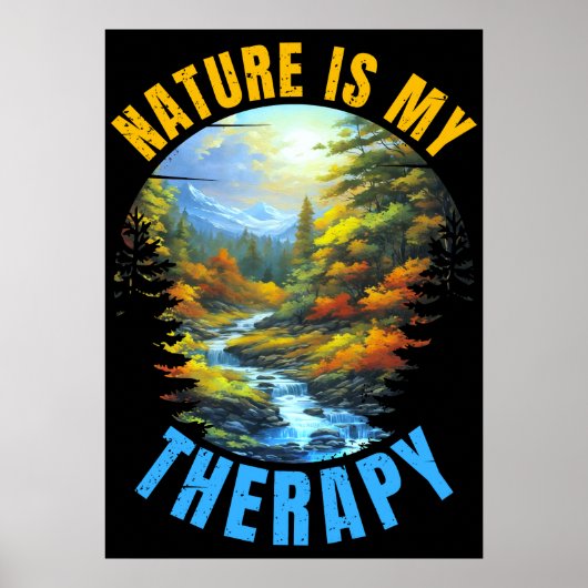 Poster La nature est ma thérapie (Devant)