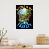 Poster La nature est ma thérapie (Cuisine)