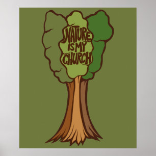 Poster La nature est mon église