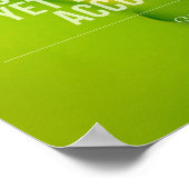 Poster La Nature Ne Se Dépêche Pas | Devis inspirant (Coin)