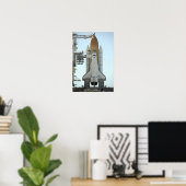 Poster La navette spatiale Atlantis se trouve sur le lanc (Bureau à domicile)