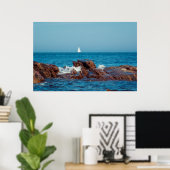 Poster La navigation dans l'Atlantique (Bureau à domicile)