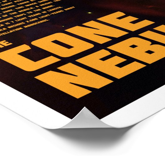 Poster La nébuleuse du cône (Coin)