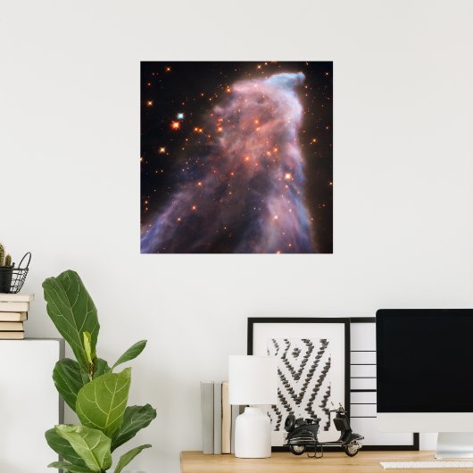 Poster La Nébuleuse fantôme - Image du télescope spatial  (Bureau à domicile)