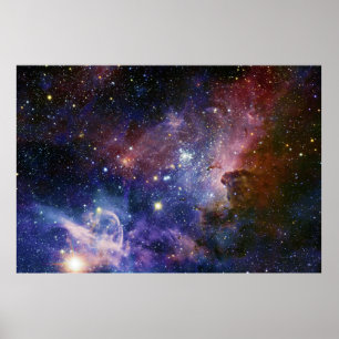 Poster La nébuleuse NGC 3372 d'Eta Carina de nébuleuse de