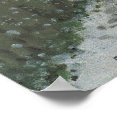 Poster La neige à Argenteuil par Claude Monet (Coin)